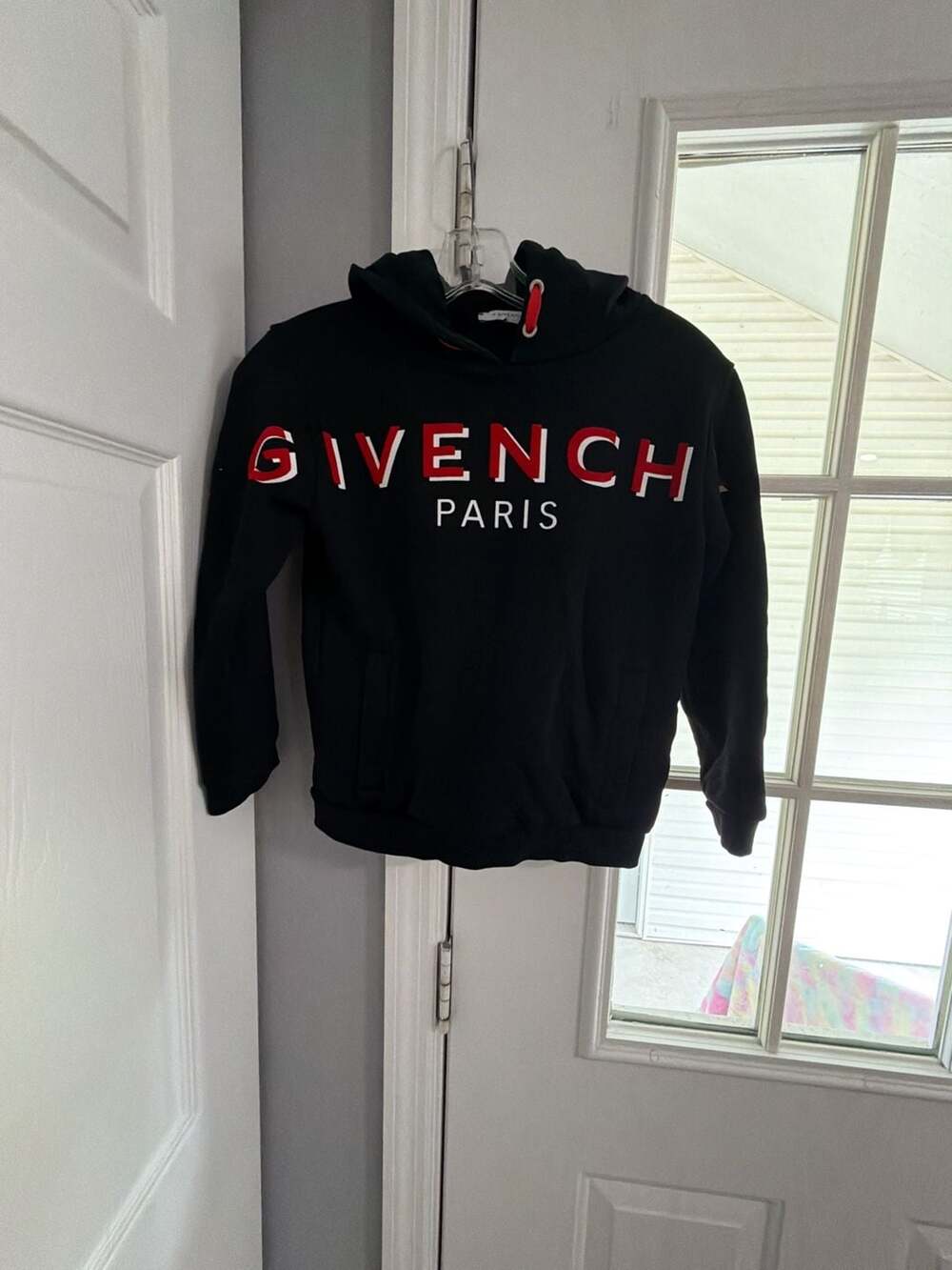 Givenchy Kids Boys Black Logo Pullover Hoodie